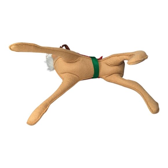 Vintage Annalee Mobilitee Christmas Reindeer Plush 18" x 16" Eyes Open - Picture 4 of 14